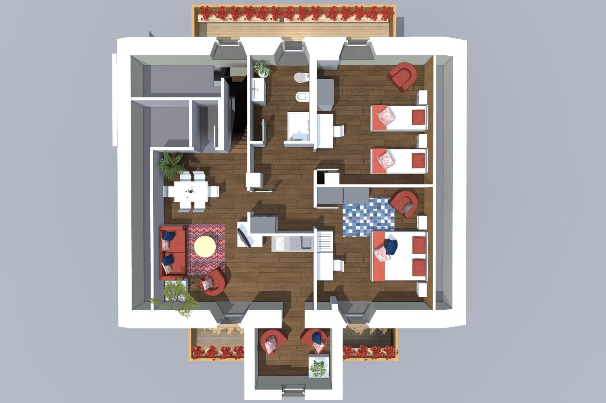 Residence Cavanis Wellness & Spa Sappada Pokoj fotografie